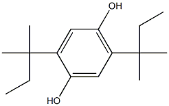 2,5-二特戊基对苯二酚,,结构式