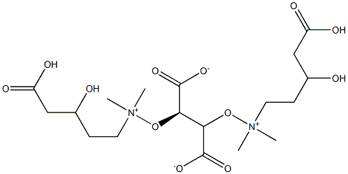 (R)-bis[(3-carboxy-2-hydroxypropyl)trimethylammonio]-L-tartrate