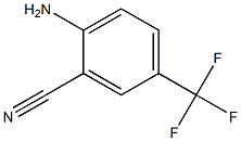 3-氰基-4-氨基三氟甲苯,,结构式