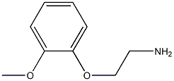 2-(2-甲氧基苯氧基)乙基胺 结构式