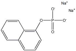 1-萘基磷酸钠,,结构式