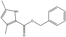 Benzyl 3,5-dimethylpyrrole-2-carboxylate Struktur