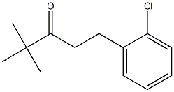 1-(chlorophenyl)-4,4-dimethyl-3-pentanone Structure