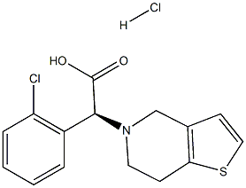 D-Clopidogrel hydrochloride Struktur