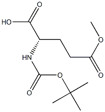 BOC-L-谷氨酸甲酯 结构式
