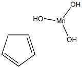 环戊二烯三羟基锰, , 结构式