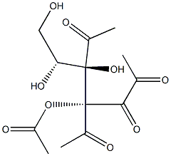 L-tetraacetyl ribose Struktur