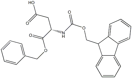 FMOC-天冬氨酸苄酯 结构式