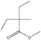 Ethyl dimethyl butyrate Structure