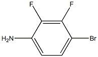 4-溴-2,3-二氟苯胺,,结构式