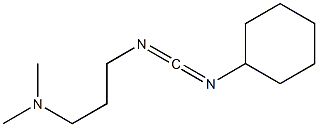 N-环己基-N-(3-二甲胺基丙基)碳二亚胺,,结构式
