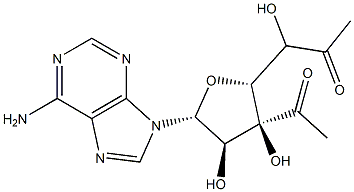 3',5'-Diacetyladenosine 结构式