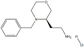 (R)-2-(4-BENZYLMORPHOLIN-3-YL)ETHANAMINEHYDROCHLORIDE 结构式