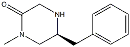 (S)-5-BENZYL-1-METHYLPIPERAZIN-2-ONE Struktur