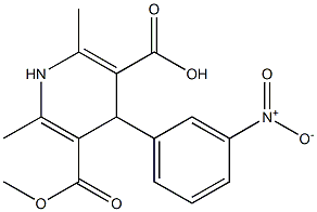 5-METHOXYCATBONYL-2,6-DIMETHYL-4-(3-NITROPHENYL)-1,4-DIHYDROPYRIDINE-3-CARBOXYLICACID