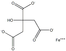 FERRICCITRATE,17%,POWDER Struktur