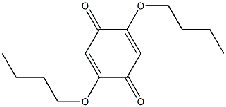 2,5-Dibutoxy-1,4-benzoquinone Struktur