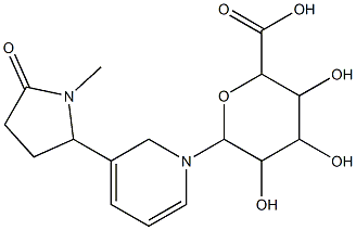  3,4,5-trihydroxy-6-[5-(1-methyl-5-oxo-pyrrolidin-2-yl)pyridin-1-yl]-oxane-2-carboxylic acid
