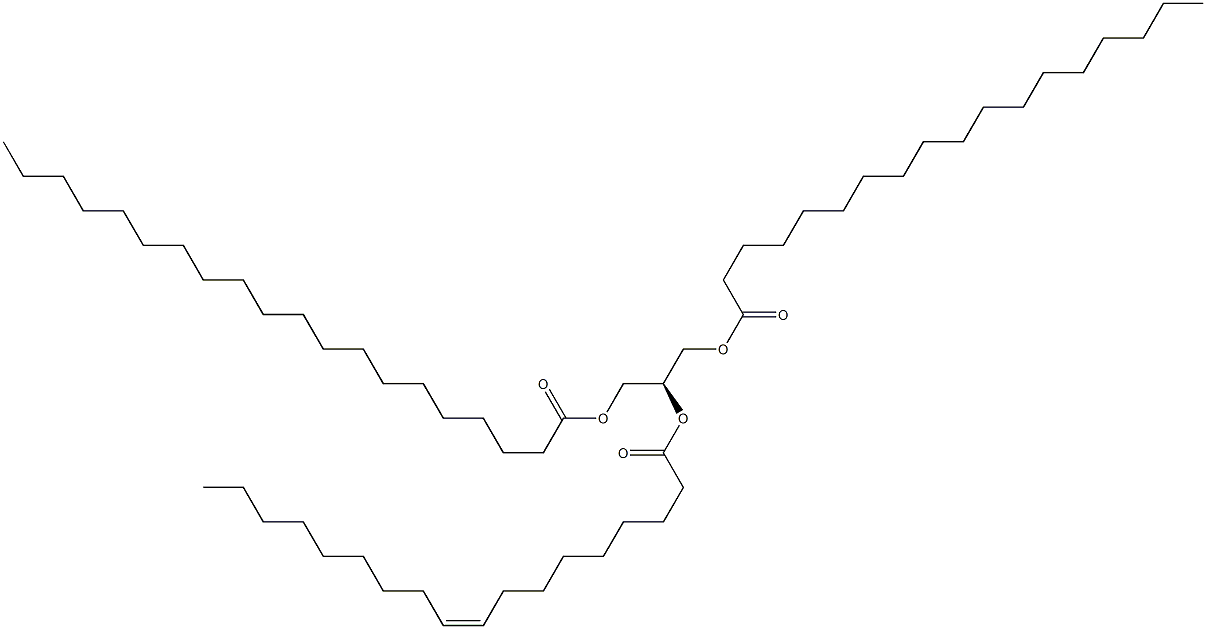 1-octadecanoyl-2-(9Z-octadecenoyl)-3-eicosanoyl-sn-glycerol