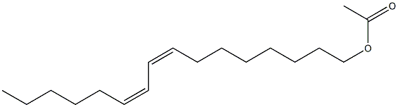 Z,Z-8,10-Hexadecadien-1-ol acetate Struktur