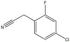 4-Chloro-2-fluorophenylacetonitrile 95% Structure