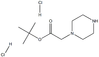 1-(tert-Butoxycarbonylmethyl)piperazine dihydrochloride 97% Struktur