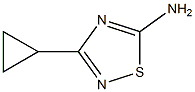 5-Amino-3-cyclopropyl-1,2,4-thiadiazole Structure