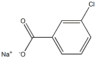 Sodium 3-chlorobenzoate (10% solution) Structure