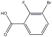 2-FLUORO-3-BROMO BENZOIC ACID Structure