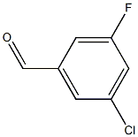 3-FLUORO-5-CHLORO BENZALDEHYDE Struktur