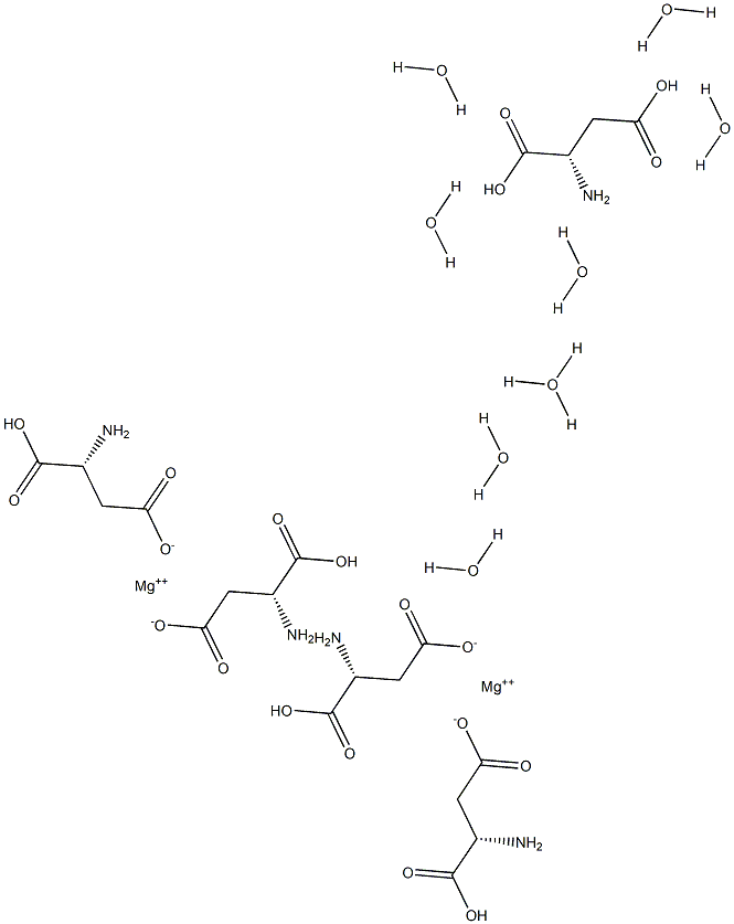 MAGNESIUM DL-HYDROGEN ASPARTATE TETRAHYDRATE/MAGNESIUM DL-HYDROGEN ASPARTATE TETRAHYDRATE Struktur