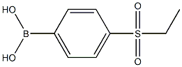 P-ETHYLSULFONYLPHENYLBORONIC ACID Structure