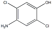 2.5-二氯-4-氨基苯酚,,结构式