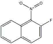 2-氟-1-硝萘 结构式