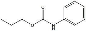苯胺甲酸丙酯,,结构式