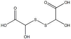 二硫二乙酸, , 结构式