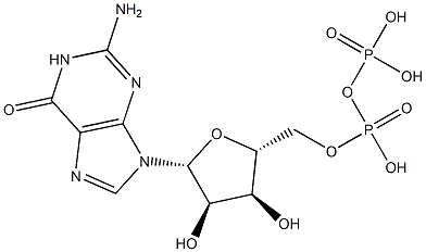 鳥苷二磷酸, , 结构式