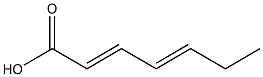 heptadienoic acid 化学構造式