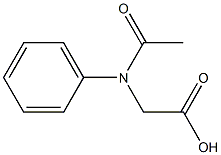 N-acetyl phenylglycine Struktur