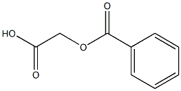 O-苯甲醯羥乙酸, , 结构式