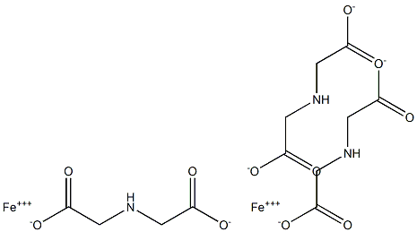 iron(III) iminodiacetic acid Struktur