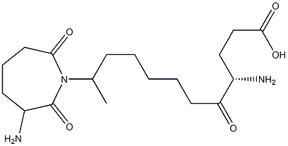 glutamyl-(2-aminoadipyl)-N-2-heptylamine Structure