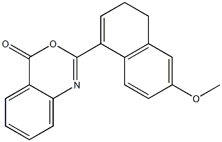 2-(6'-methoxy-3',4'-dihydro-1'-naphthyl)-4H-3,1-benzoxazin-4-one
