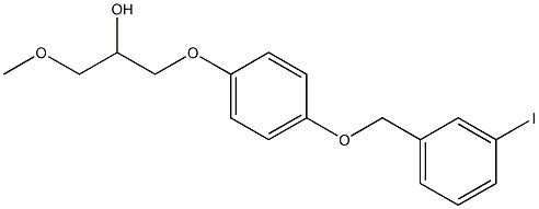 1-(4-(3-iodobenzyloxy)phenyloxy)-3-methoxy-2-propanol