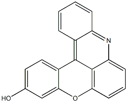 (1)benzopyrano(2,3,4-kl)acridin-3-ol Struktur