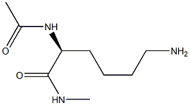 N(alpha)-acetyllysine-N-methylamide 结构式