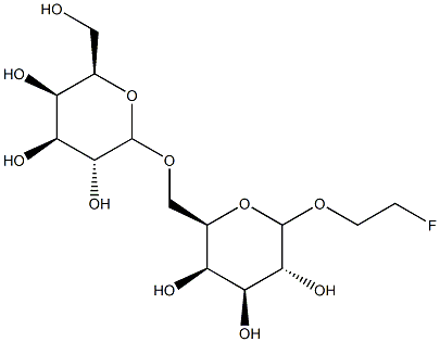 2-fluoroethyl 6-O-galactopyranosylgalactopyranoside Structure