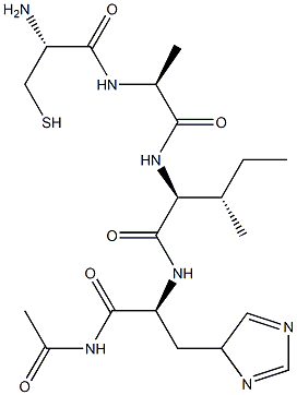 acetyl-cysteinyl-alanyl-isoleucyl-histidinamide