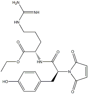 maleyltyrosylarginine ethyl ester Struktur