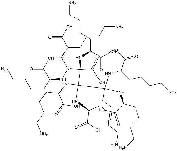 octadeca(lysine) Structure